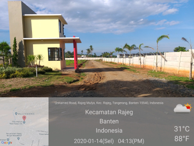foto gerbang perumahan Granada Rajeg City