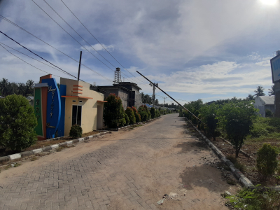 foto gerbang perumahan Perumahan Bumi riskita Permai