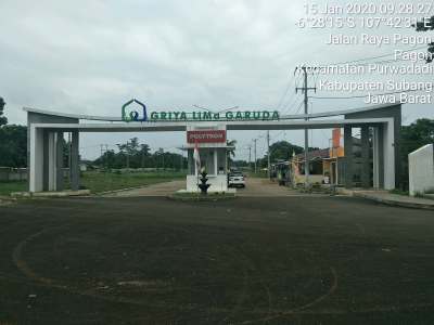 foto gerbang perumahan GRIYA LIMA GARUDA - SUBANG