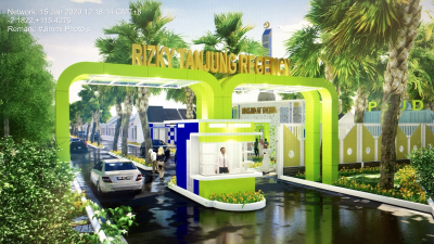 foto gerbang perumahan Rizky Tanjung Regency