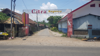 foto gerbang perumahan CITRA REGENCY