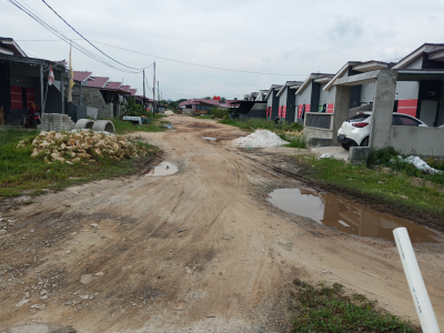 foto gerbang perumahan Pamulang Residence