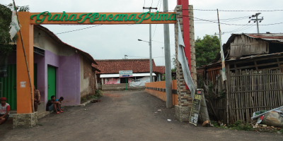 foto gerbang perumahan GRAHA KENCANA PRIMA