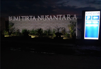 foto gerbang perumahan Bumi Tirta Nusantara Gowa