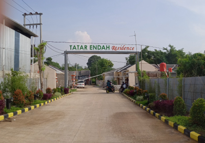 foto gerbang perumahan TATAR ENDAH RESIDENCE