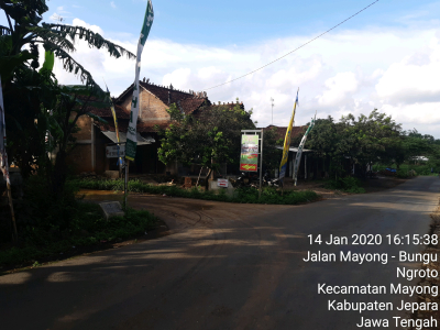 foto gerbang perumahan GRAHA PANCA MUSTIKHA MAYONG