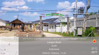 foto gerbang perumahan AVINA MENTENG INDAH