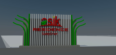 foto gerbang perumahan ASIK RESIDENCE