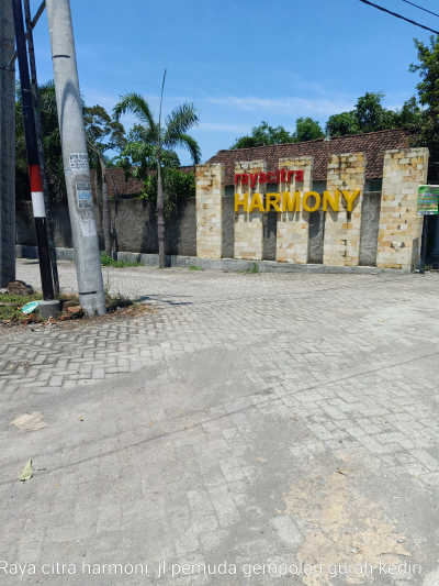 foto gerbang perumahan RAYA CITRA HARMONY 