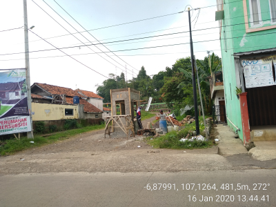 foto gerbang perumahan Megah Cianjur Permai