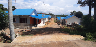 foto gerbang perumahan Pondok indah pekan sabtu