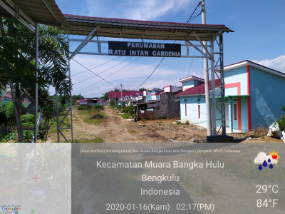 foto gerbang perumahan RATU INTAN GARDENIA