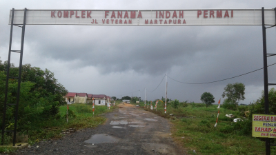 foto gerbang perumahan FANAMA INDAH PERMAI