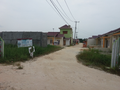 foto gerbang perumahan Villa Bougenville tahap 2