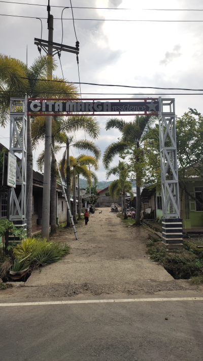 foto gerbang perumahan Cita marga residence