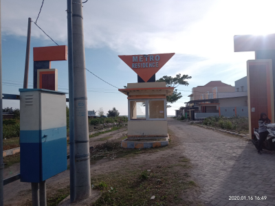 foto gerbang perumahan bantaeng metro residence