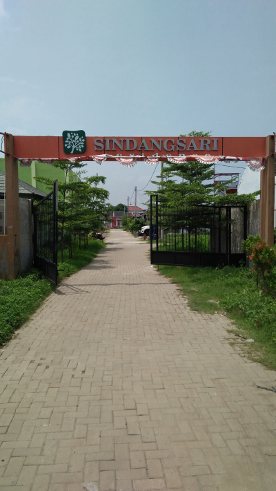 foto gerbang perumahan Sindangsari Residence