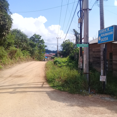 foto gerbang perumahan Perumahan Bukit Saoda