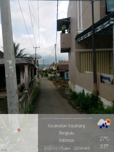 foto gerbang perumahan Rafflesia Residence
