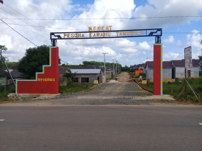 foto gerbang perumahan Berkat Pesona karang Taruna 2
