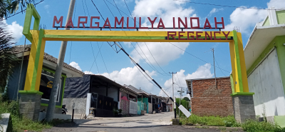 foto gerbang perumahan MARGAMULYA INDAH REGENCY