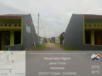 foto gerbang perumahan Grudo Asri