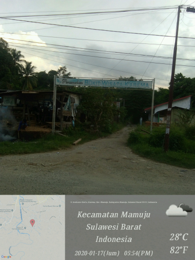 foto gerbang perumahan BUKIT WISATA KAREMA
