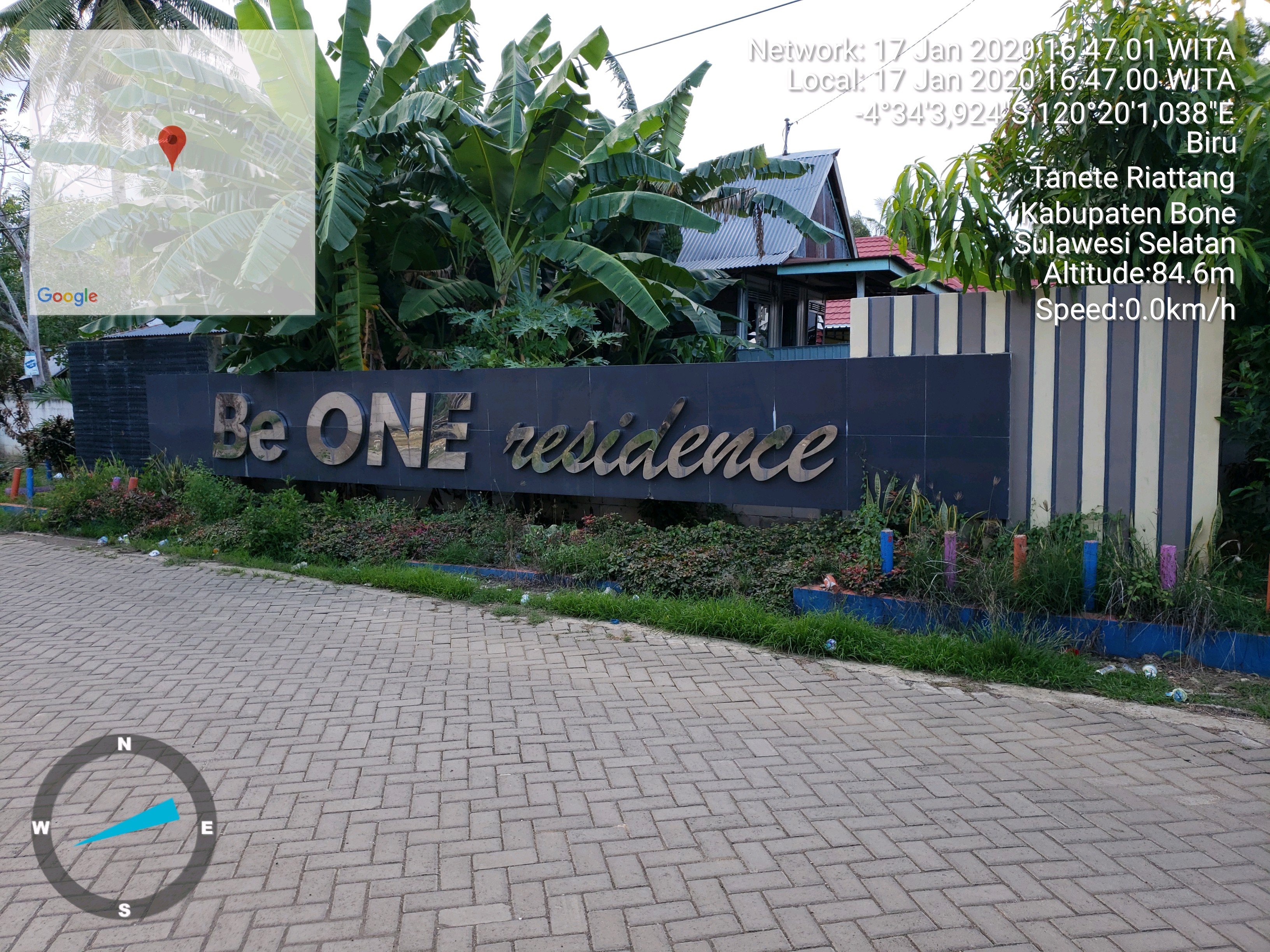 foto gerbang perumahan BE ONE RESIDENCE