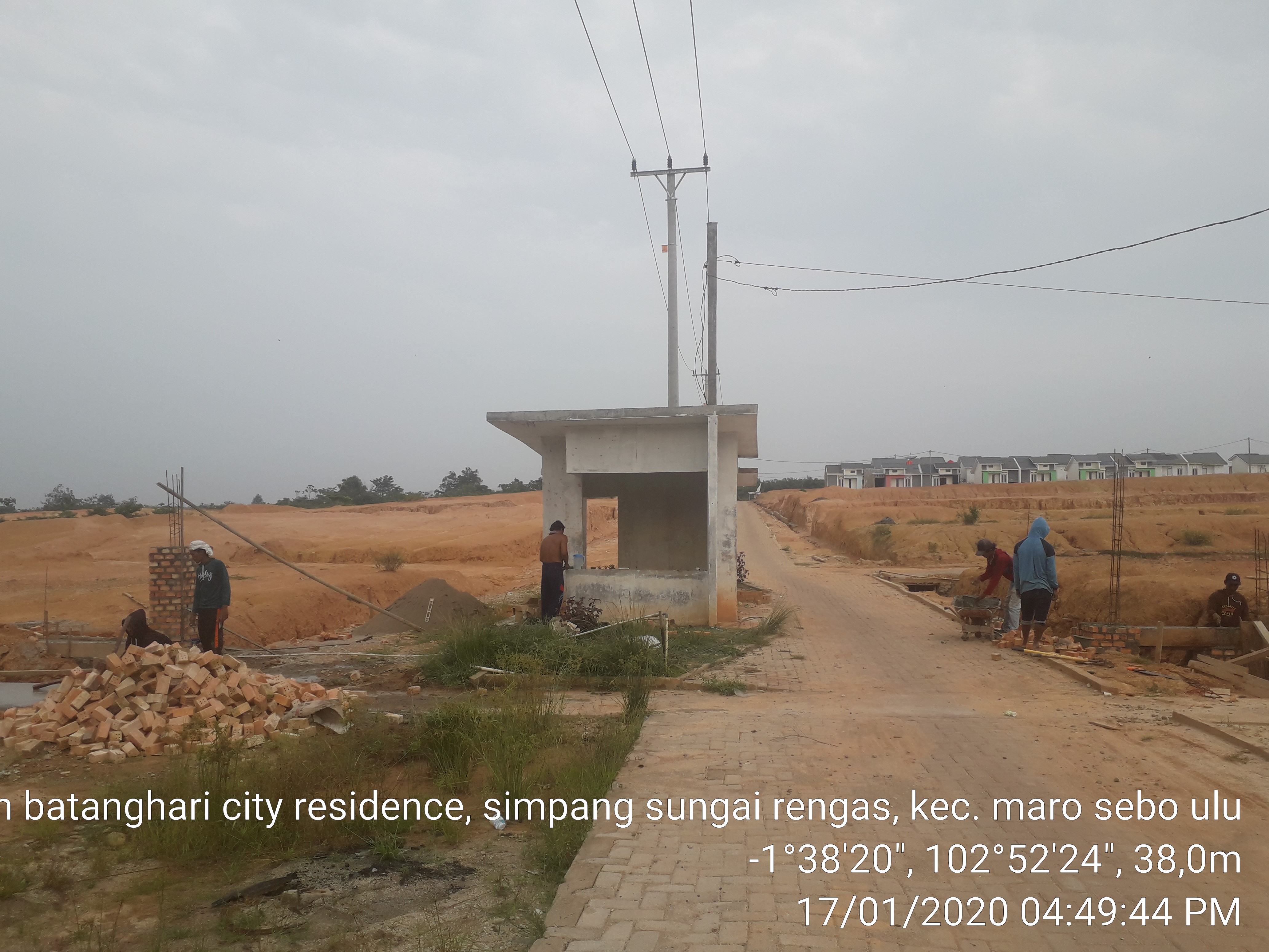 foto gerbang perumahan BATANGHARI CITY RESIDENCE