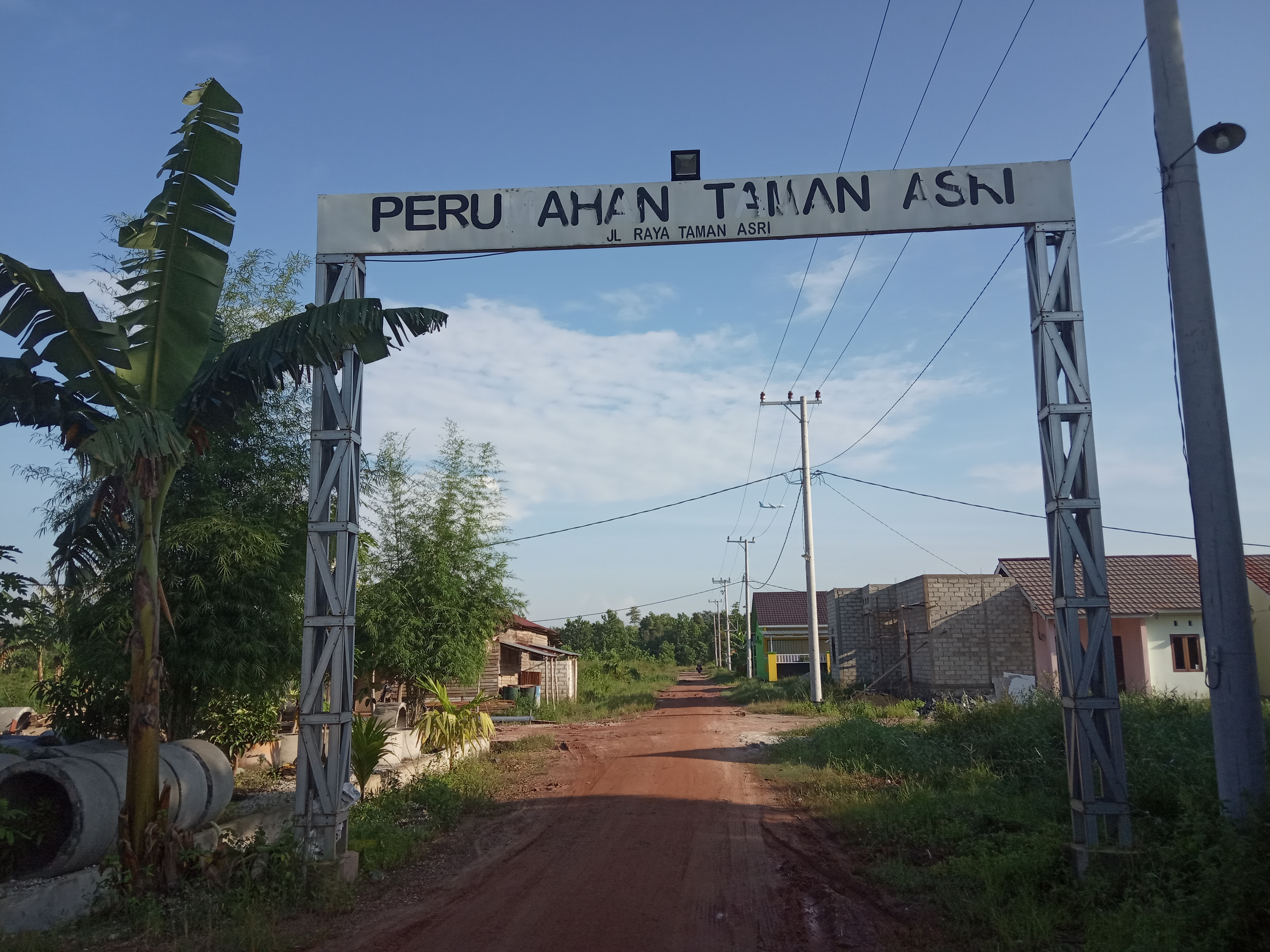 foto gerbang perumahan TAMAN ASRI