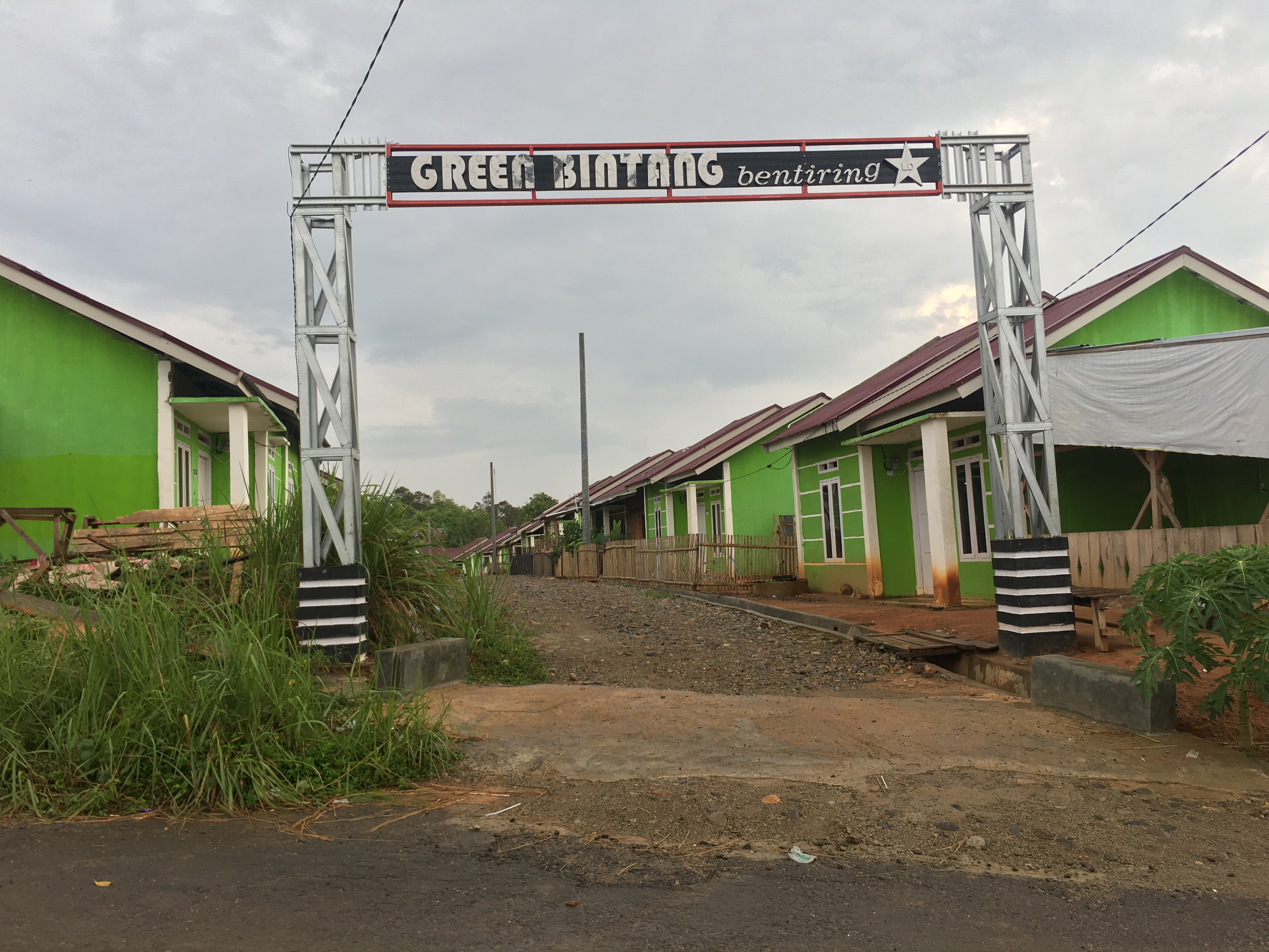 foto gerbang perumahan Green Bintang Bentiring