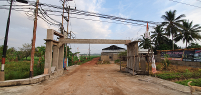 foto gerbang perumahan Das Milieu