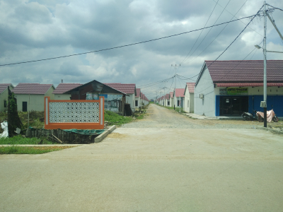 foto gerbang perumahan Arafah Residence