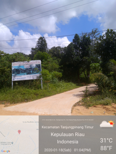 foto gerbang perumahan TRIPUTRA RESIDENCE 2