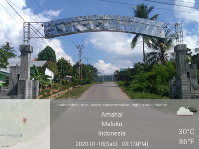 foto gerbang perumahan PERUMAHAN TAMAN HARURU INDAH (THI) MASOHI