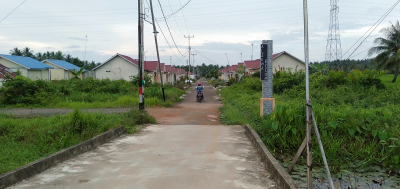 foto gerbang perumahan ALZENA RECON BLOK B
