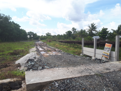 foto gerbang perumahan D'Alfa Sinergia 2.0