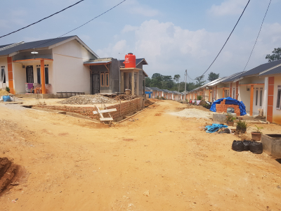 foto gerbang perumahan Kumantan Asri