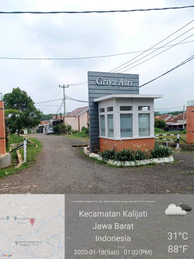 foto gerbang perumahan Perumahan Griya Asri Kalijati