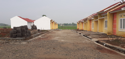 foto gerbang perumahan CLUSTER GRAHA MADANI