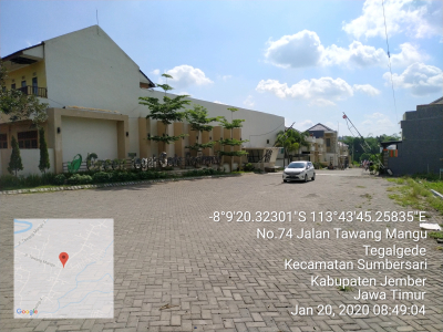 foto gerbang perumahan Green Tegal Gede Residence
