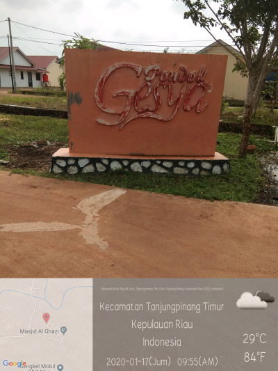 foto gerbang perumahan Pondok Gesya Residence