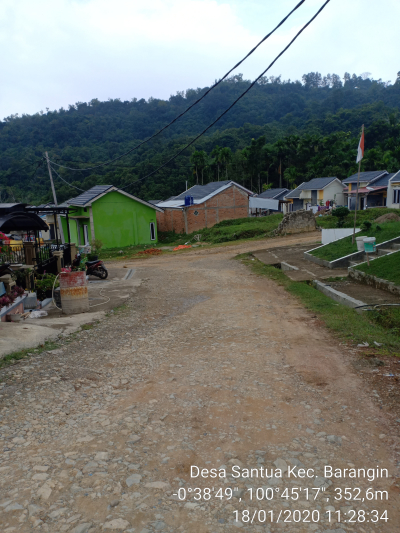foto gerbang perumahan BARANGIN CITY RESIDENCE