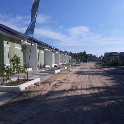 foto gerbang perumahan AGIS Villages 1