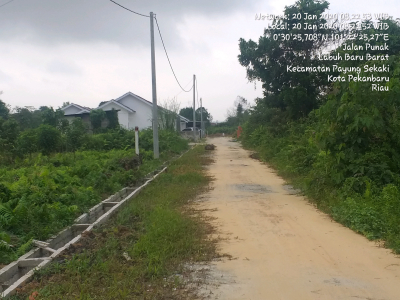foto gerbang perumahan Punak hijau asri