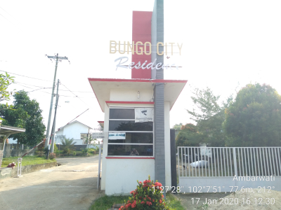 foto gerbang perumahan BUNGO CITY RESIDENCE