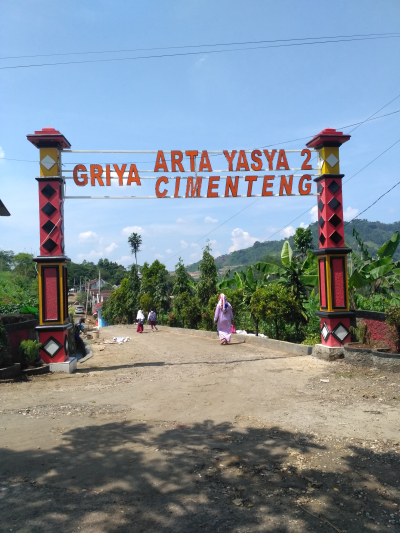 foto gerbang perumahan GRIYA ARTA YASYA