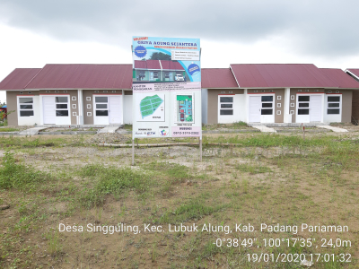 foto gerbang perumahan GRIYA AGUNG SEJAHTERA