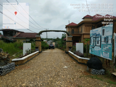 foto gerbang perumahan Villa Citra Indah