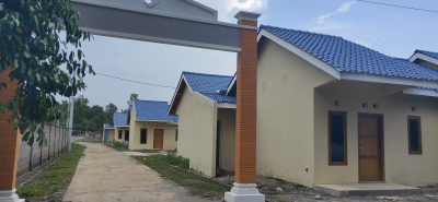 foto gerbang perumahan Wisma Amarta